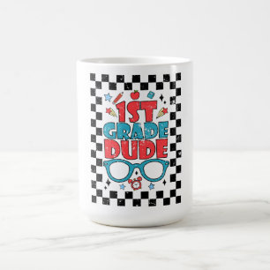 Typ der 1. Klasse zurück zur Schule Kaffeetasse