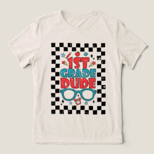 Typ der 1. Klasse zurück zur Schule Tri-Blend Shirt