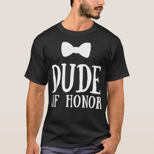 Typ der Ehrenfunny Wedding Bow Krawatte Graphic T-Shirt (Vorderseite)