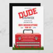 Typ der Fun Toolbox Polterabend Einladung (Vorne/Hinten)