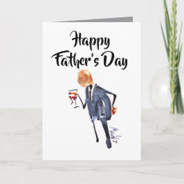 Typ, der immer einen Witz hat! Der glückliche Vate Karte