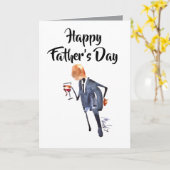 Typ, der immer einen Witz hat! Der glückliche Vate Karte (Gelbe Blume)