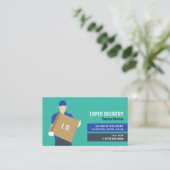 Typ der Kurierlieferung, Kurierdienst Visitenkarte (Stehend Vorderseite)