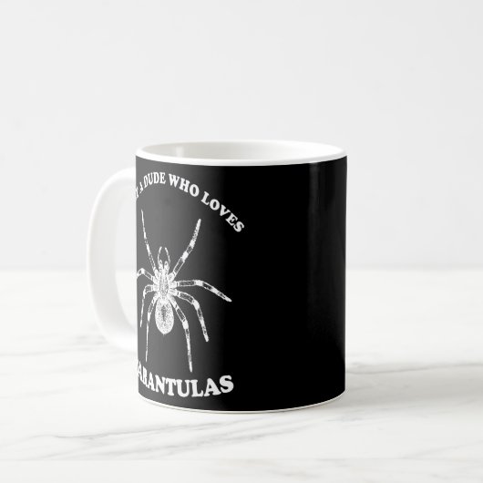Typ, der Tarantulas Lieben Männer Kinder Tarantula Kaffeetasse (Vorderseite Links)