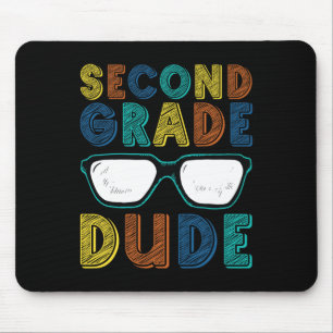Typ der zweiten Klasse zurück zum ersten Schultag Mousepad
