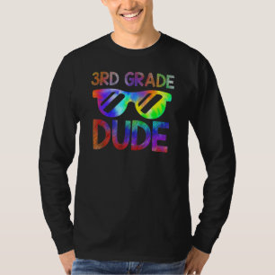Typ des 3. Schuljahrs Zurück zur Schule Tie Dye Ju T-Shirt