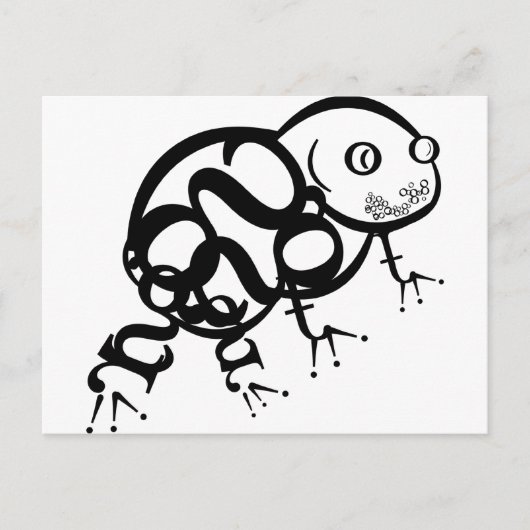 Typ des Frosches Postkarte (Vorderseite)