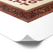 Typ, dieser Teppich Poster (Ecke)