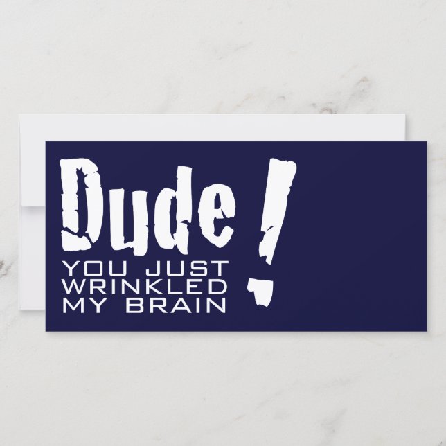 Typ! Du hast gerade mein Gehirn zerknittert (Vorderseite)