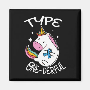Typ-Einhorn für Diabetes Magnet