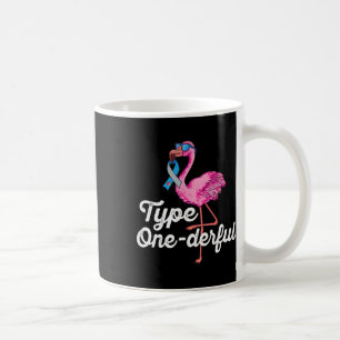 Typ Eins wunderbar Süßer Flamingo Typ-1-Diabetes-B Kaffeetasse