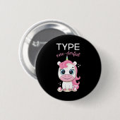 Typ Eins-wunderbares Diabetes-Bewusstsein T1d Einh Button (Vorne & Hinten)