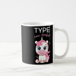 Typ Eins-wunderbares Diabetes-Bewusstsein T1d Einh Kaffeetasse