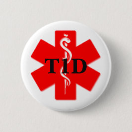 Typ- einsdiabetes-medizinisches wachsames Button