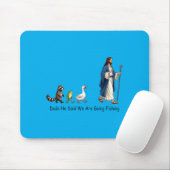 Typ Er sagte wir gehen angeln Jesus Jünger Mousepad (Mit Mouse)
