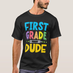 Typ erster Klasse Der sonnige erste Schultag T-Shirt