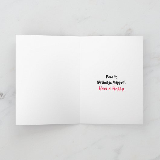 Typ Es ist Attitude Karte (Innenseite)