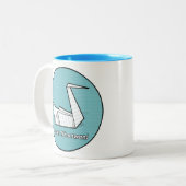 Typ! Es ist ein Schwan! Tasse (Vorderseite Links)