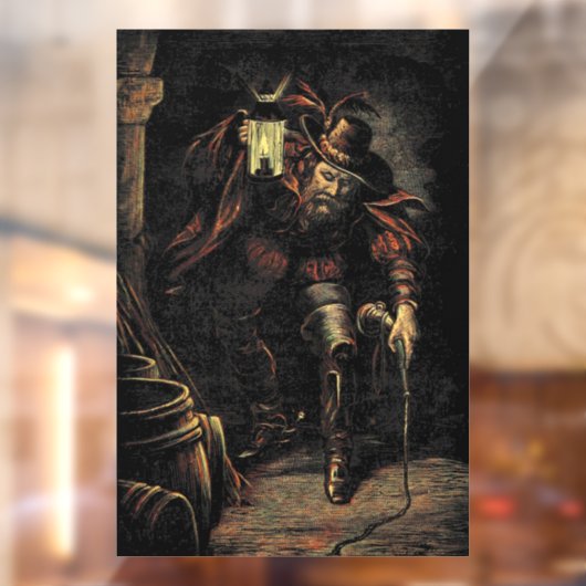 Typ Fawkes: Rebellion Gunpulver Plot & Verrat Fensteraufkleber (Blatt 2)