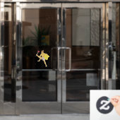 Typ Fensteraufkleber (Büro Tür)