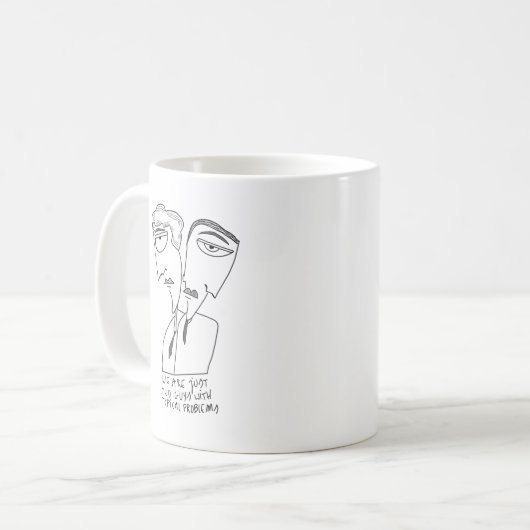 Typ Freunde Geschenk neo Tee trinken Kaffeetasse (Vorderseite Links)