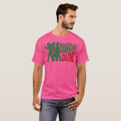 Typ Funny Bigfoot Wandern T-Shirt (Vorne ganz)