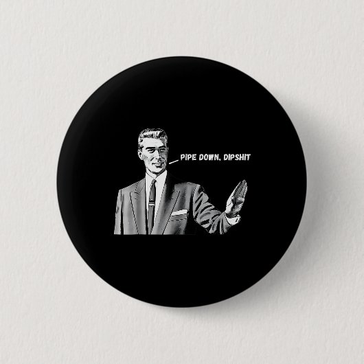 Typ für die Abblendlichtkorrektur Meme 2025 Button (Vorderseite)