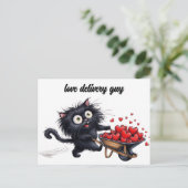 Typ für die Liebe Postkarte (Stehend Vorderseite)