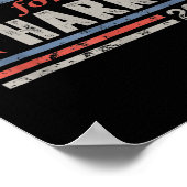 Typ für Harris Harris Waltz 2024 Wahl Kamala Poster (Ecke)