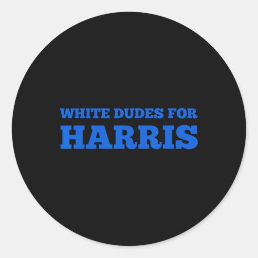 Typ für Harris Kamala Harris Wahlkampfteam 2024 Runder Aufkleber (Vorderseite)