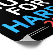 Typ für Kamala Harris 2024 - Kamala Harris 2024 Poster (Ecke)