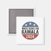 Typ für Kamala Harris 2024 Retro Button-Wahl Magnet (Vorderseite/Rückseite)