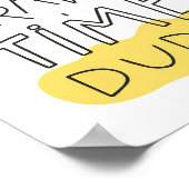 Typ für Reisen Kunst Poster (Ecke)