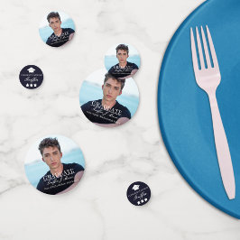 Typ Grad Modernes Abschluss Foto Konfetti