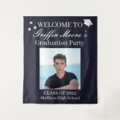 Typ Grad Modernes Graduiertenstudio Custom Foto Be Wandteppich (Vorderseite)