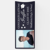 Typ Grad Modernes Graduiertenstudio Maßgeschneider Banner (Vertikal)