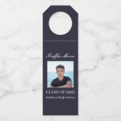 Typ Grad Modernes Graduiertenstudio Maßgeschneider Flaschenanhänger (Vorderseite)