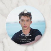 Typ Grad Modernes Graduiertenstudio Maßgeschneider Geschenkanhänger (Vorderseite)