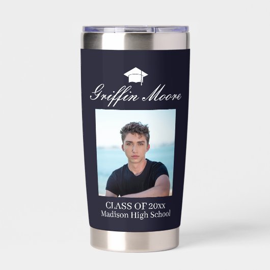 Typ Grad Modernes Graduiertenstudio Maßgeschneider Thermobecher (Vorderseite)