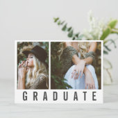 TYP- GRADUATKARTE ANKÜNDIGUNG (Stehend Vorderseite)