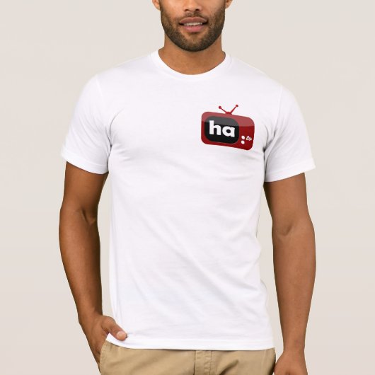 Typ Ha-TV Bella Leinwand T - Shirt (Vorderseite)