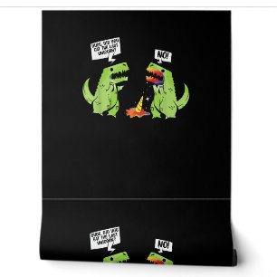 Typ hast du letztes Einhorn gegessen Nerdy Dinosau Tapete