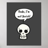 Typ, ich bin nicht Yorick! Poster (Vorne)
