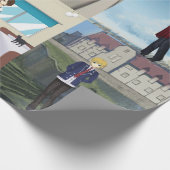 Typ im Anime-Stil Geschenkpapier (Ecke)