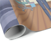 Typ im Anime-Stil Geschenkpapier (Rolleneckpunkt)