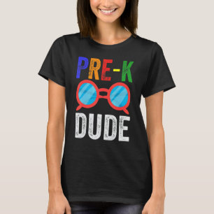 Typ im Vorschulalter zurück an den ersten Schultag T-Shirt