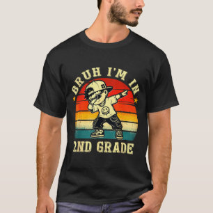 Typ im zweiten Schuljahr lustiger erster Schultag  T-Shirt