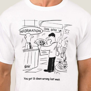 Typ in der Informationsabteilung got Wortfehler T-Shirt