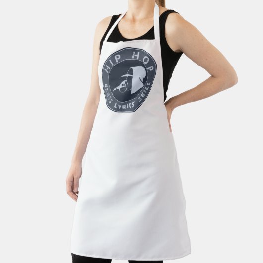 TYP IN HOODIE BERICHTERSTATTUNG AUF DER BIZ-Hip Ho Schürze (InSitu)