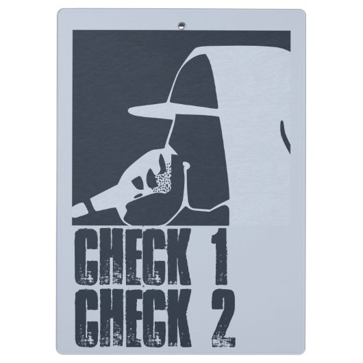 TYP IN HOODIE BERICHTERSTATTUNG ÜBER DAS BIZ KLEMMBRETT (Rückseite)